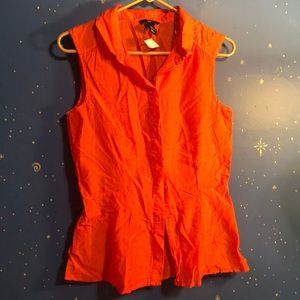 H&M orange blouse M New